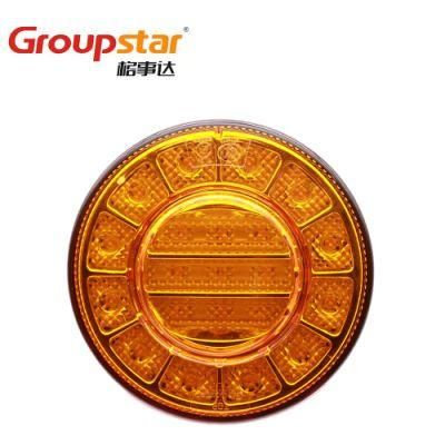 Auto Bus Trailer 4 Inch Round LED Tail Lamp Stop Light Truck Auto Lights for Truck Trailer