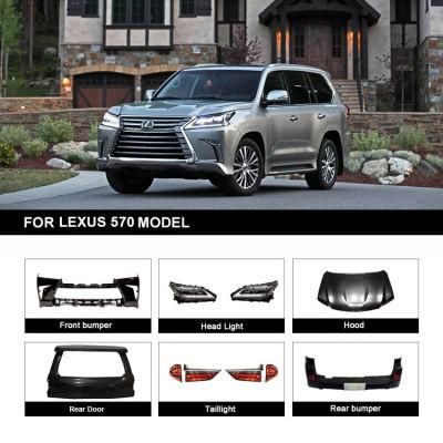 Rear Door Headlight Taillight Rear Bumper Grille Front Bumper Bodykit 2008-2016 to 2018 Lx570