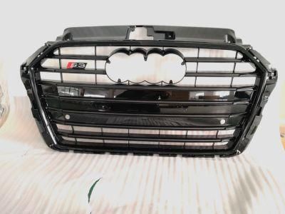 Hot-Sale Car Accessory S3 Style Car Body Kit Front Bumper with Honeycomb Grill for Audi A3 S3 2017-2019