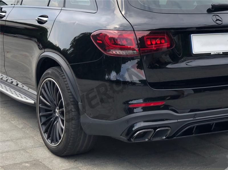 X253 2020 Glc63s Rear Diffuser with Exhaust for Mercedes Benz Glc Class