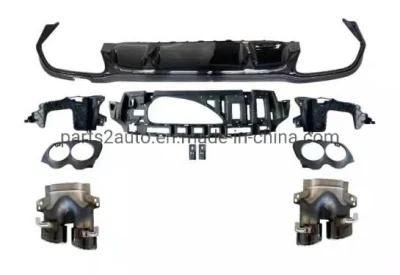 for Mercedes Benz W213 E53 Rear Diffuser with Tips 2021