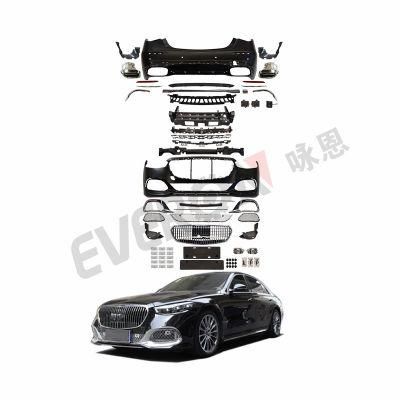 Newest Car Body Kits Parts for Mercedes Benz W223 Upgrade to Maybach S680 Model with Front Bumper Rear Bumper and Grille