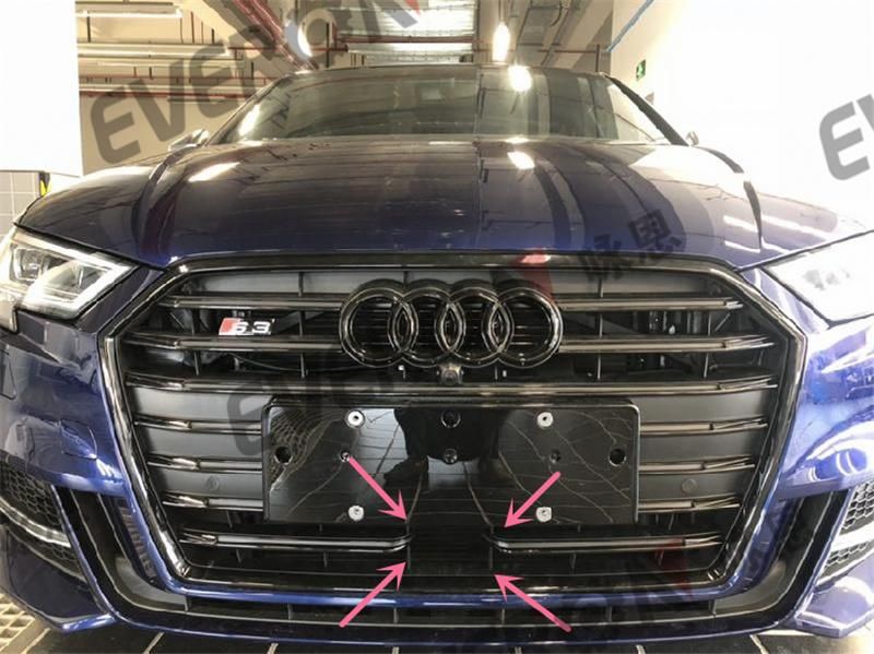 Facelifting S3 Auto Front Bumper Grille with Acc Hole for Audi A3 2017-2019
