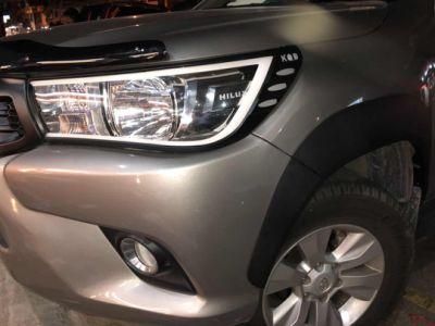 Hot Advertising LED Head Light Cover for Hilux Revo 2016-on