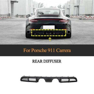 Carbon Fiber Rear Bumper Diffuser for Porsche 911 Carrera 2018-2019