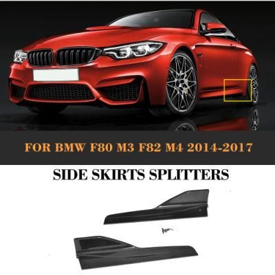 Jc Design Carbon Fiber Side Skirts Splitters for BMW F80 M3 F82 M4 Coupe 2-Door 14-17 (fits: M3 M4)