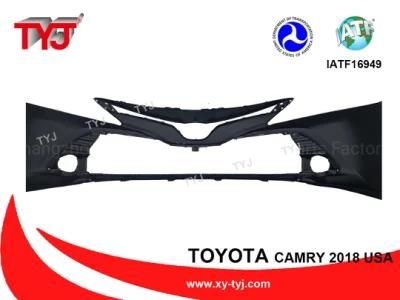 Tyj Factory Sale Auto Body Kits Spare Parts Front Bumper Grilles with Fog Lamps Car Parts Front Bumper for Toyota Camry 2018 USA Le/Xle