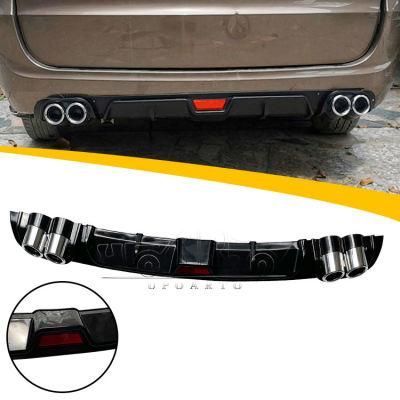 Body Kits for Universal Car Style 1 Rear Bumper Diffuser LED Spoiler Lower Boot Lip Kit