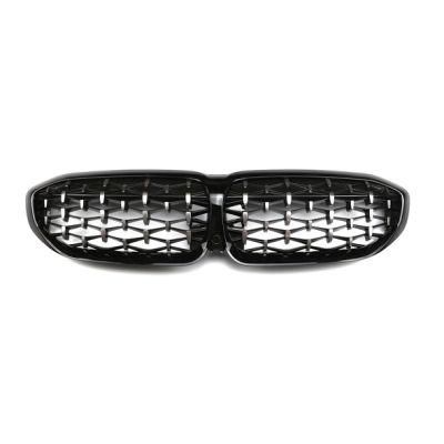 3 Series Gypsophila Diamond Grille Black + Chrome Custom Car Grill for BMW