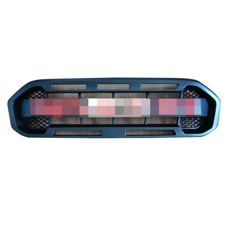 Bright Black with Light Car Front Grille for Ford Ranger T8 Xlt