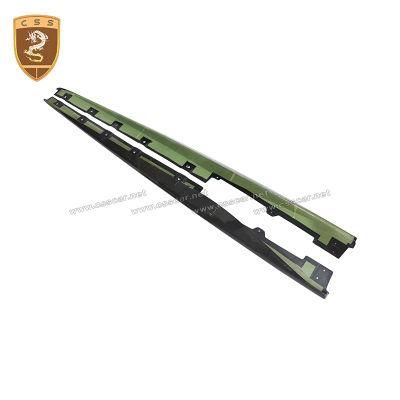 Car Styling Auto Modified Accessories OEM Style Carbon Fiber Side Skirts for Ferrari 488 Gtb