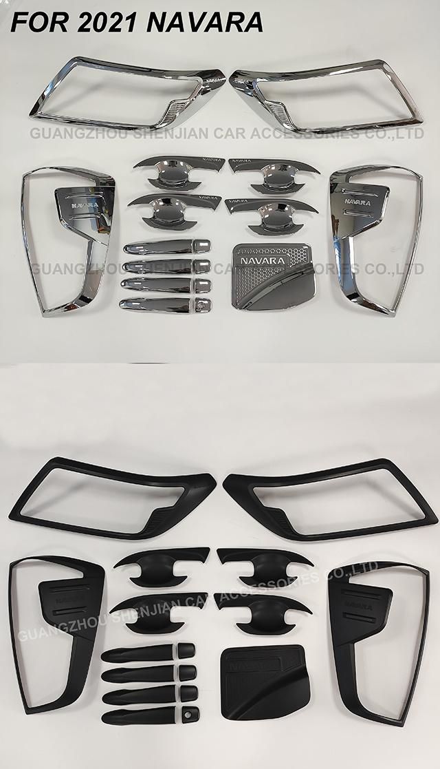 Wholesale Car Accessories ABS Chrome Kits Full Sets for 2015-2021 Navara