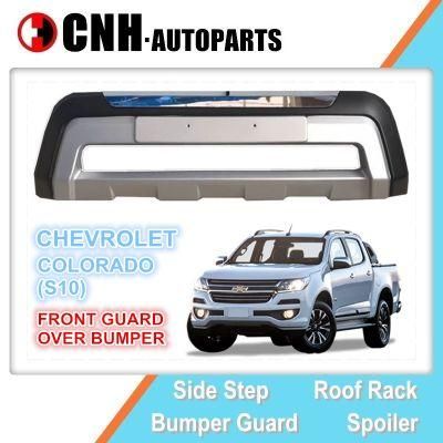 Auto Accessory ABS Plastic Front Guard Over Bumper for Chevrolet S10 Colorado 2016 2018