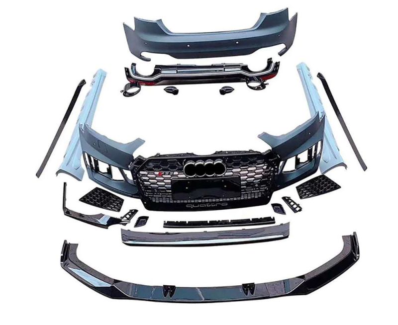 Audi A5 Upgrade RS5 Auto Body Part Body Kits with Grille Bumper Side Skirt 2017 2018 2019