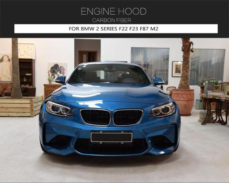 Carbon Fibre Engine Hood for BMW F87 M2 F22 220I 228I M235I M Sport 2014-2019