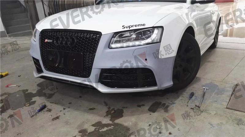 RS5 Look Front Bumper Assy with Grille for Audi A5 B8 2008-2011 Body Kit