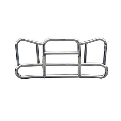 2022 American Truck 304 Ss Deer Guard Tuff Guard Chrome with Brackets for Freightliner Cascadia 07-14