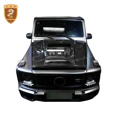 Imp Style Auto Spare Parts Car Bonnet Transparent Engine Hood Covers for Mercedes Bens G Class W463 G500 G63