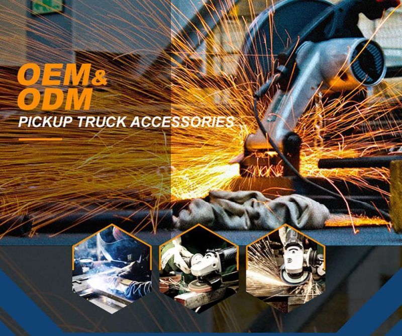 4X4 Pickup Truck Parachoques Delantero Front Universal Steel Bumper for Toyota Vigo