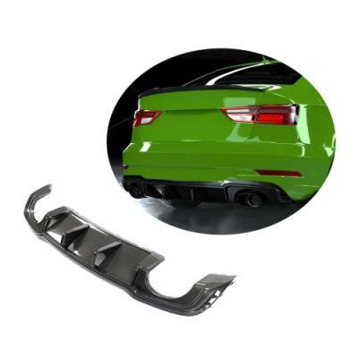 Carbon Fiber RS3 Car Rear Diffuser for Audi RS3 Base Sedan 4-Door 2017-2019