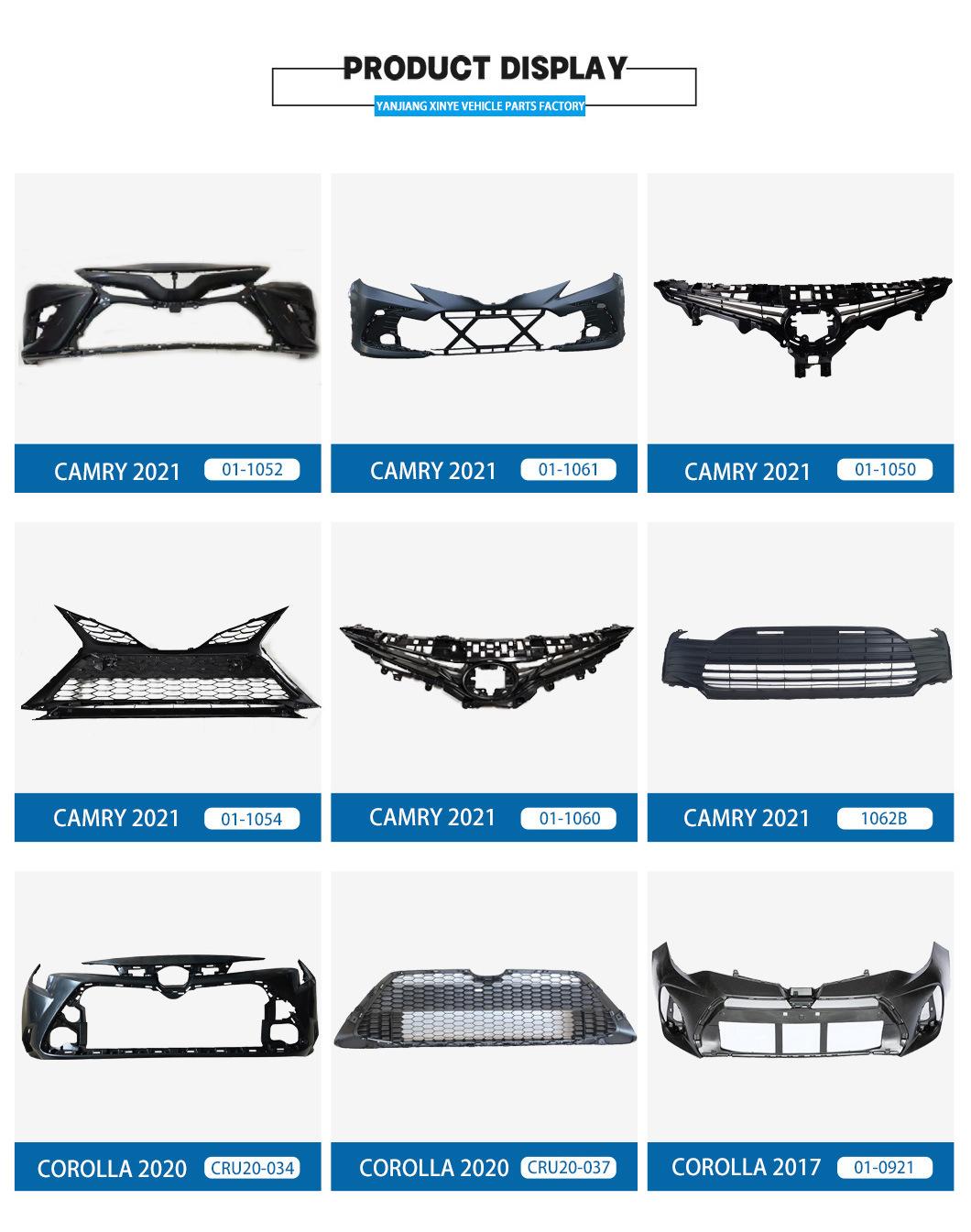 Tyj Factory Wholesale Trailer Cover of Front Bumper Body Kit Upper Auto Spare Body Parts for Camry 2021 USA Le Xle Car Accessories