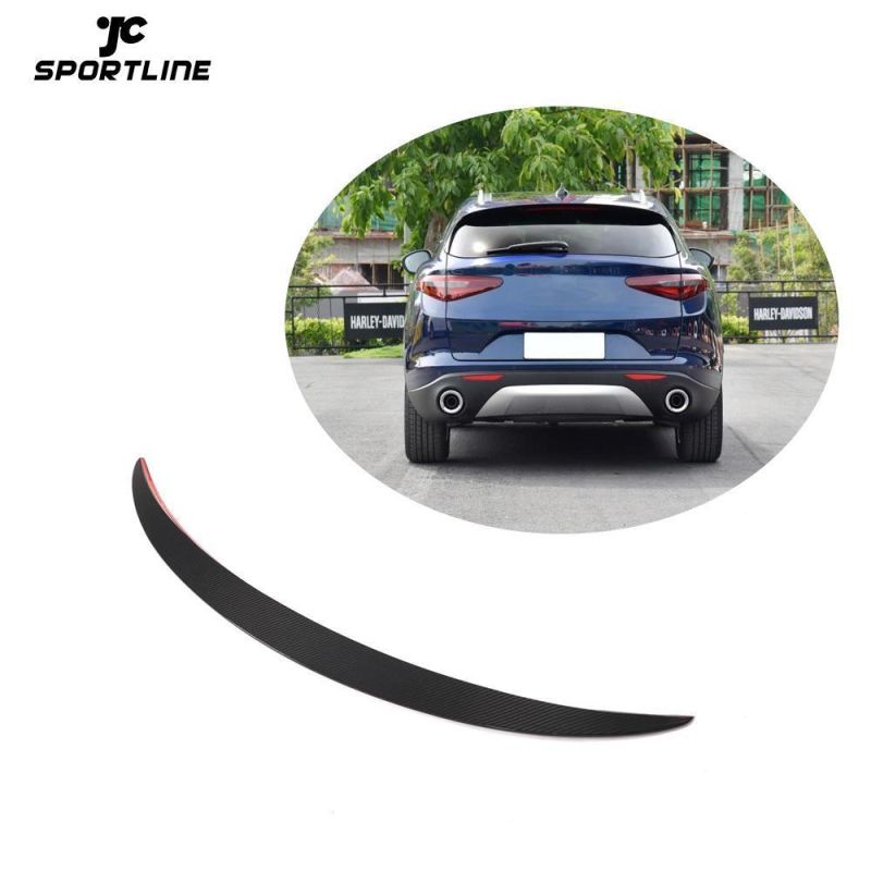 Dry Carbon Fiber Rear Middle Spoiler for Alfa Romeo Stelvio 2017-2021