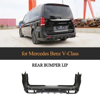 Carbon Fiber Rear Bumper for Benz Mercedes V-Class W447 2015-2019