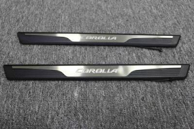 High Quality Door Sill with LED for Toyota Corolla 2014~on