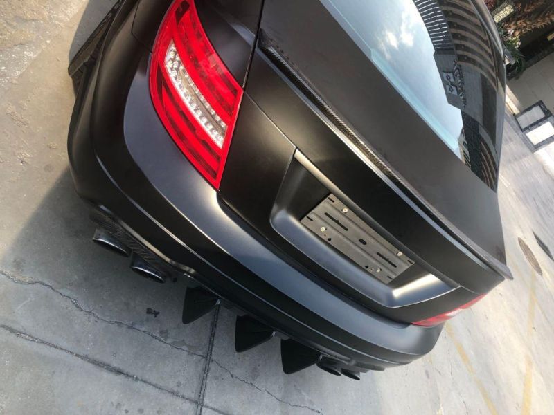 Carbon Fiber W204 C63 Rear Bumper Diffuser for Mercedes-Benz C-Class W204 C63 Amg C300 Sport Sedan 2012 - 2014