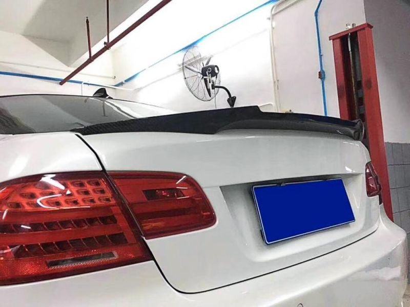 for BMW 3 Series Coupe E92 E93 M4 Style Carbon Fiber Tail Wing Spoiler Rear Spoiler