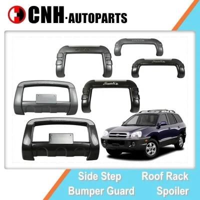 Auto Accessory Bumper Guards for Hyundai Santa Fe 2000 2002 2004 2006 Grille Guard and Rear Guard