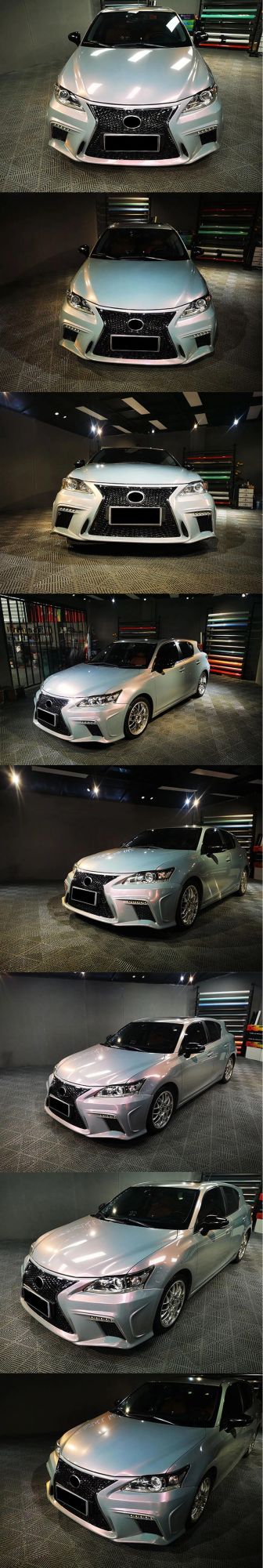 Front Bumper for Lexus CT200 2012-2020 ABS Plastic Car Body Kit