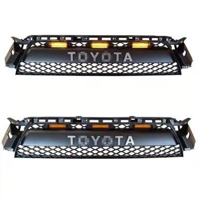 Black Plastic Car Front Middle Grille Frame Replacements for Toyota 4runner Trd PRO 2010-2013