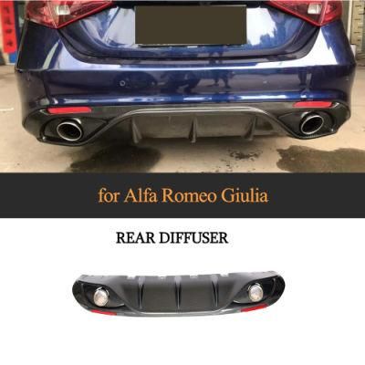 Jc Sportline Giulia Carbon Fiber Rear Car Diffuser for Alfa Romeo Giulia 2016
