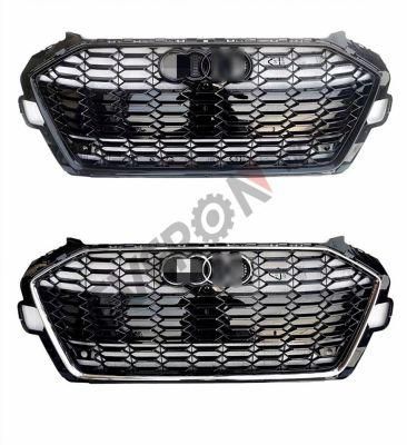Honeycomb Front Grille for Audi A4 S4 Upgrade to 2020-2021 RS4 Style