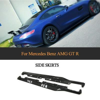 Carbon Fiber Gt Side Skirts Extension for Mercedes Benz Amg Gt S 2016-2018