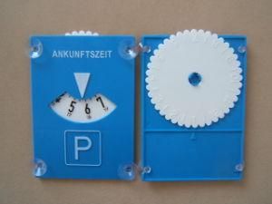 Plastic Parking Disc Parking Disk with 4 Cupules