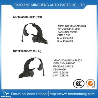 Dacia Dokker Rear Inner Fender Liners 767491755r / 767488691r