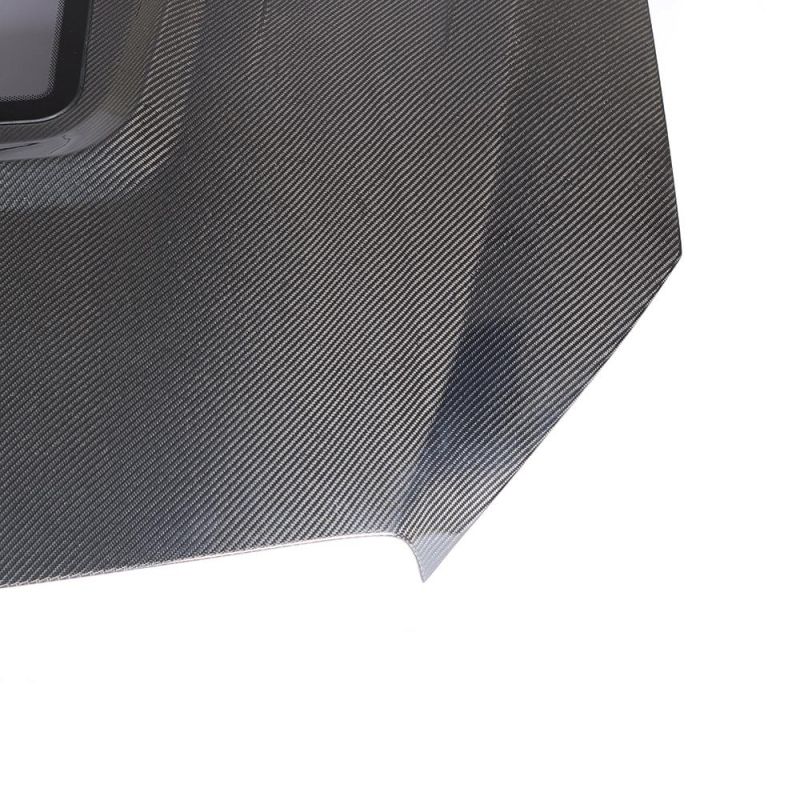 Carbon Fiber W205 Engine Hood with Glass Vents for Mercedes Benz C205 C300 C400 C450 C43 C63 Amg 15-19