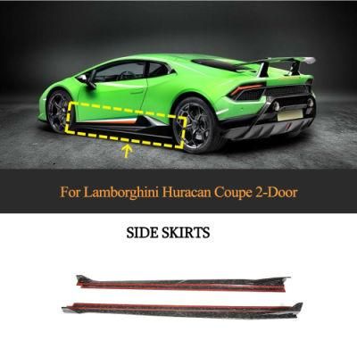 Carbon Fiber Side Skirts for Lamborghini Huracan 2014-2018