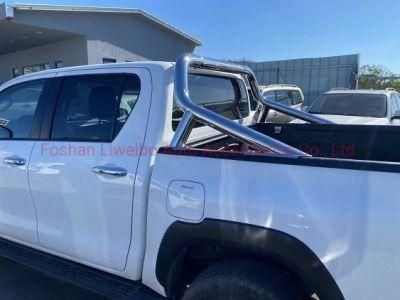 High Polishing Stainless Steel Rollbar Sport Bar for Pickups Hilux Revo