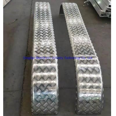 All Size Checked Aluminum Boat Trailer Fenders Mudguards with Customized Shape