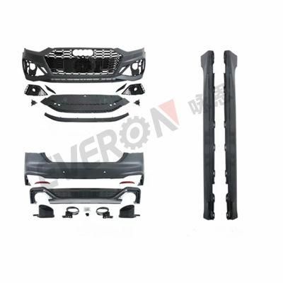 Car Bodykits 2021 RS5 Style Front Bumper with Grill for Audi A5 2017-2020