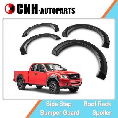 Auto Accessory Rivet Style Over Fender Flares for Fd F150 2004-2008 Pick up F-150 Wheel Arches