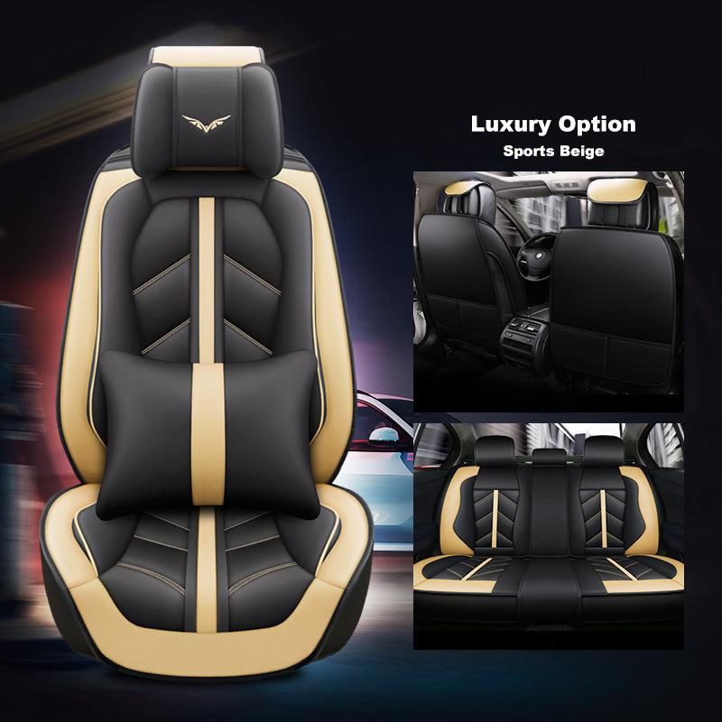 Sports Style Luxury Car Seat Covers Full Set Universal Waterproof