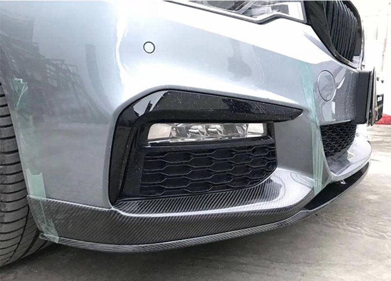 G30 G31 M Performance Style Carbon Fiber Front Bumper Lip for BMW 520 530 540 550