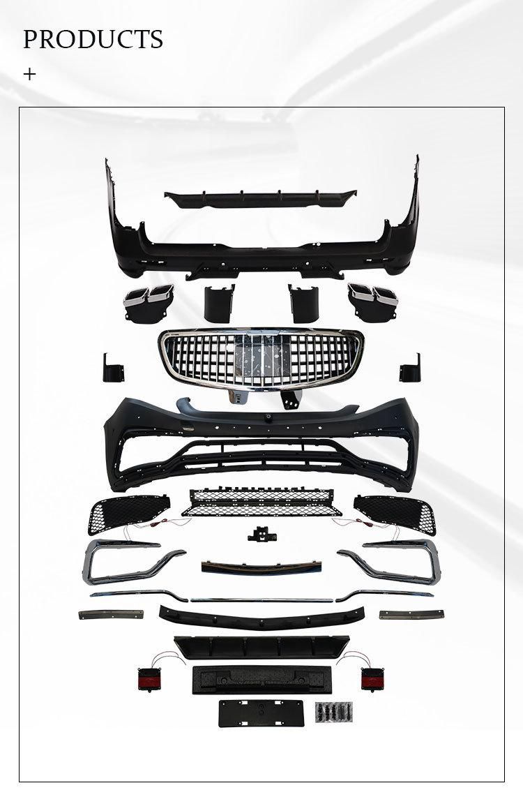 Gbt Popular Products Vehicle Modification Parts Suitable for 2016-on Mercedes Benz V Class W447 Bumper Vito Front Grill