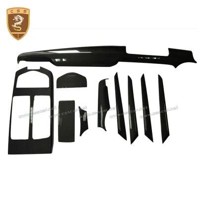Dry Carbon Fiber Interior Trim Dashboard Panel Central Control Inner Door Car Interior for Maserati Quattroporte