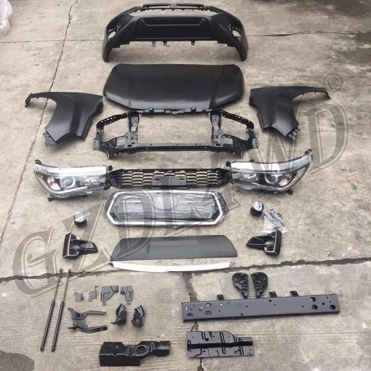 Upgrade Facelift Body Kit Front Bumper Kit for Toyota Hilux Vigo to Rocco