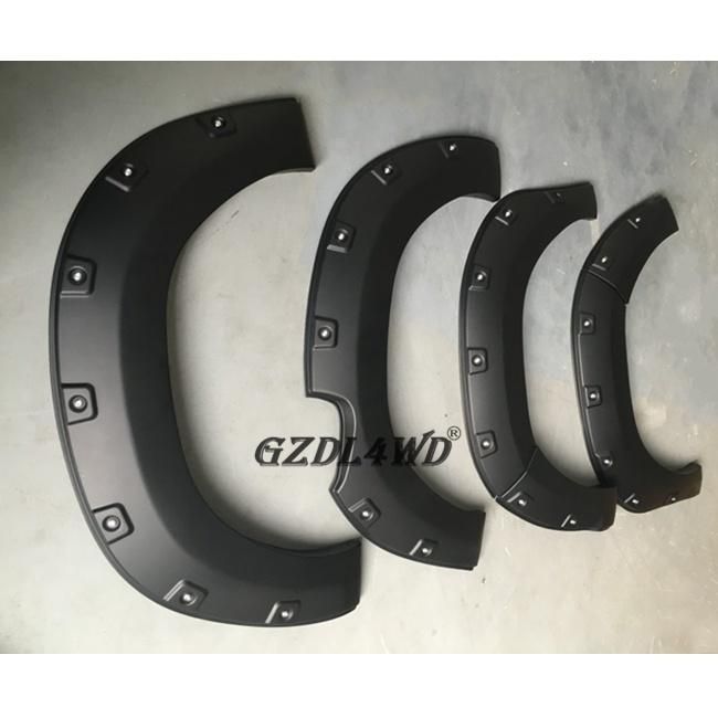 Autp Parts Fender Flares Wheel Arch Flares Modified for Toyota Hilux Revo 2015-2016
